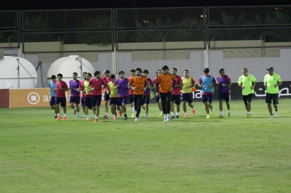 یانەی هەولێر مەشقەكانی لە ئیمارات بەردەوامە